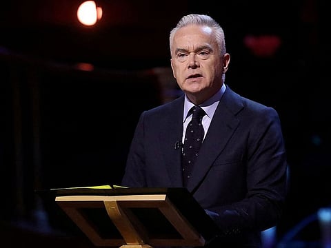 File photo: BBC newsreader Huw Edwards speaks at the UK Holocaust Memorial Day Commemorative Ceremony in Westminster in London, on January 27, 2020.