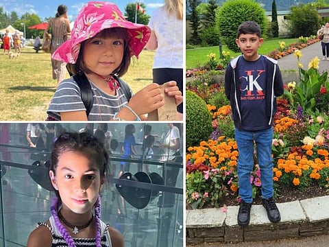 Clockwise from top left: Maya Christine Ryan, Privaan Hirani and Valentína Jiménez De Con.