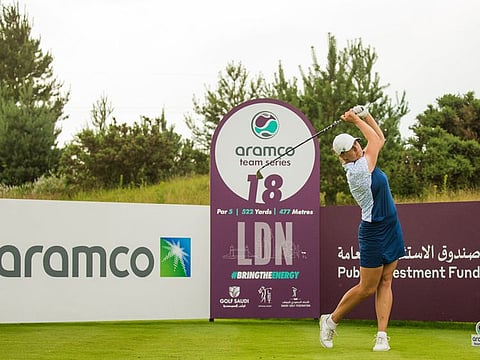 Aramco Team Series - London, Centurion Club. Marianne Skarpnord of Norway