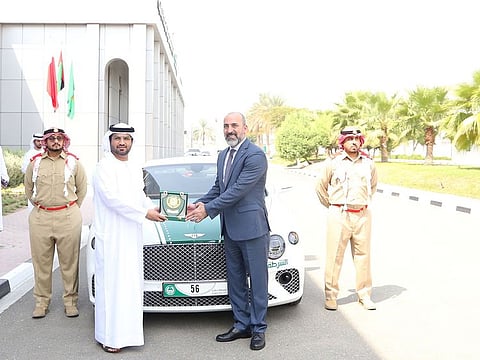 The announcement of the new addition was made during a ceremony at the Dubai Police Officers Club, which was attended by Major General Jamal Al Jallaf, Director of the General Department of Criminal Investigation, Dani Kakoun, National Brand Manager at Bentley, Michael Khairy, the company’s Financial Officer, and a number of senior officers and employees.