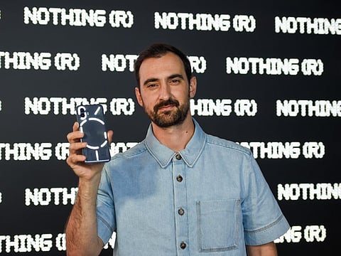Akis Evangelidis, Co-founder Nothing at the official launch of Nothing Phone 2 in Dubai.