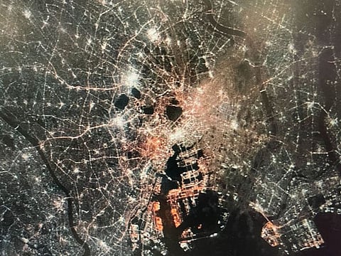 An image of Japan taken by Sultan al Neyadi from the ISS.