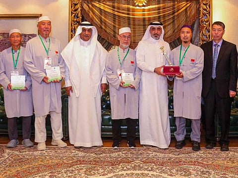 Chinese pilgrims are honoured for their pro-environment behaviour in Mecca, Saudi Arabia.