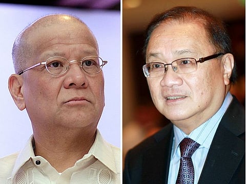 Infrastructure titans of the Philippines: Ramon S Ang (left) and Manny V Pangilinan have joined forces to roll out a new expressway project.