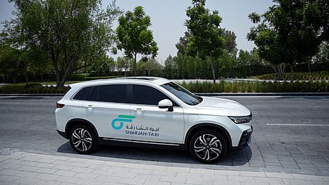 Sharjah Taxi announces the testing of its first electric vehicles at Sharjah International Airport
