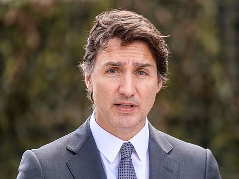 Canada's Prime Minister Justin Trudeau addresses a joint press conference, July 10, 2023.