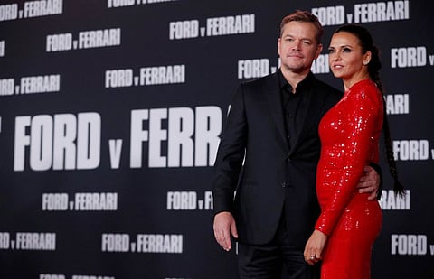 Matt Damon and his wife Luciana Barroso.