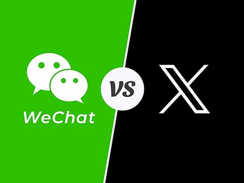 Both WeChat vs X are leading social networking apps. Both do offer text/direct messaging, hold-to-talk voice messaging, broadcast (one-to-many) messaging, video games, sharing of photographs/links and videos, location sharing, and polling.