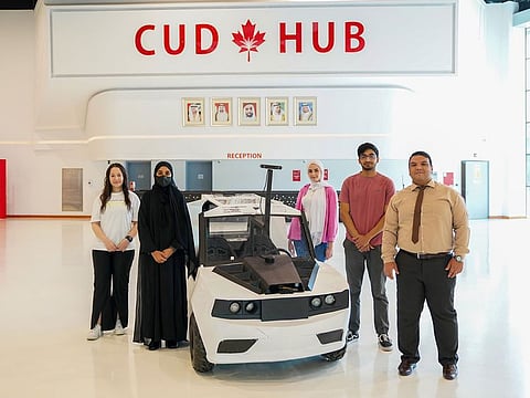A team of engineering students at the Canadian University Dubai (CUD) is helping shape the future of renewable transport by making a solar-powered autonomous vehicle.