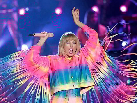 Taylor Swift performs at the iHeartRadio Wango Tango concert in Carson, California, U.S., June 1, 2019.