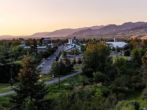 A view of downtown Bozeman, Montana.