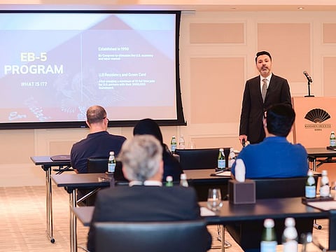 U.S. EB-5 Golden Visa: Lawyers offering free seminar in Dubai this Sunday!