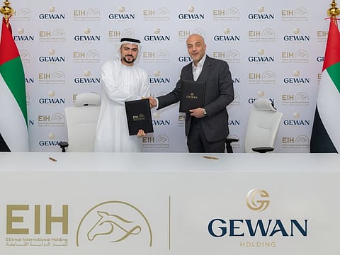 Ali El Gebely, Managing Director and Group CEO of EIH and Alaa Al Ali, Group CEO of Gewan Holding.