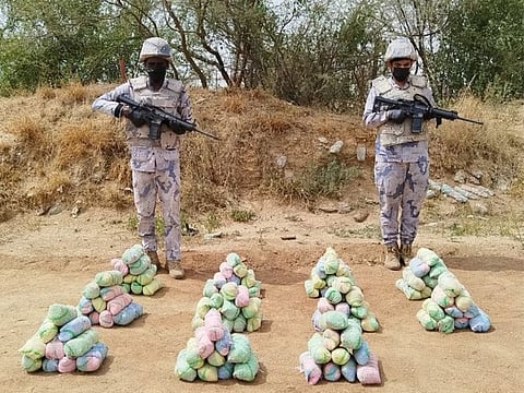 Over the past months, the Saudi border patrols have maximised their efforts to expose smugglers of drugs, mainly qat unlawfully smuggled across the border from Yemen.