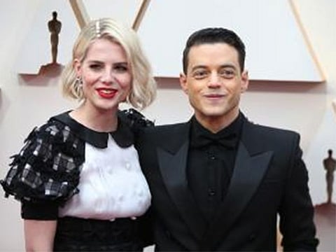 Rami Malek and Lucy Boynton