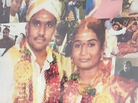 File photo: Veerarjuna Vijay and his wife Hemavathi