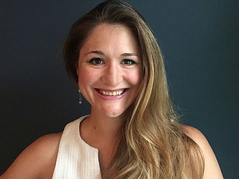 Adrienne Vaughan, who was president of the company headquartered in New York, died in a boating accident off Italy's Amalfi Coast, her company said Friday.