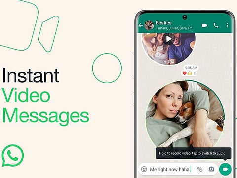 WhatsApp video voice notes have begun rolling out in the UAE and will be available in most countries soon