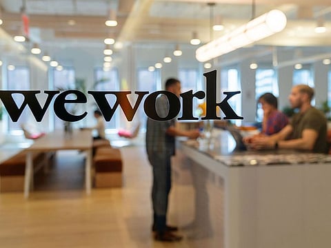 The owner of co-working giant Regus - think WeWork, just posted its best six-month sales period ever.