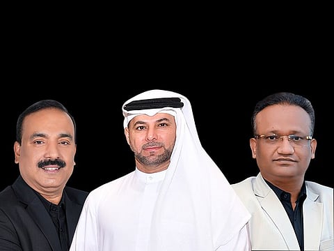 From left: Abdul Azeez , Group Chairman , Mohamed Al Ali, Group Vice Chairman & Dr. Sathya Menon, Group CEO of Blue Ocean Corporation
