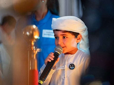 The meeting marks UAE astronaut Sultan Al Neyadi's 6th month in space. It drew a diverse audience, spanning students, government dignitaries, and space enthusiasts, who came together for a unique live conversation with the UAE’s proud representative in space.