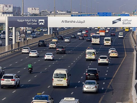 According to Salik, a violation occurs when a vehicle passes through a toll gate without a valid tag, with an unregistered tag, or with insufficient funds in the Salik account. This also includes failing to activate or recharge your Salik account. Picture used for illustrative purposes.