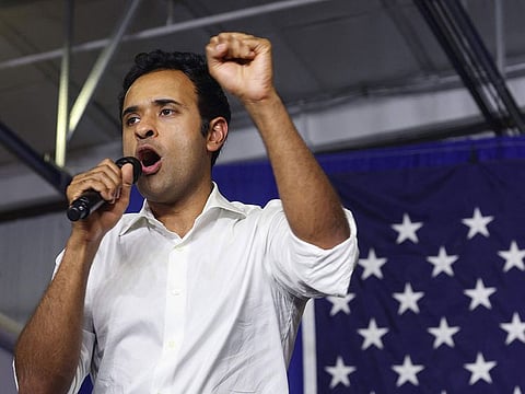 Republican presidential candidate businessman Vivek Ramaswamy.