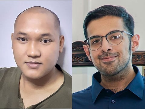 Seferino JR Cabrera Pestano, left, and Talal Tariq Khalil.