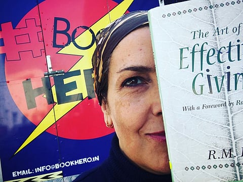 Dubai-based Montserrat Martin says a little effort in carrying books while travelling goes a long way in helping those who do not have access to books.