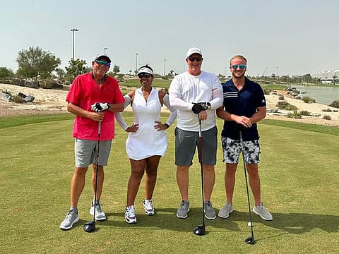 'Chook Run' Round 5 participants at Yas Acres Golf & Country Club