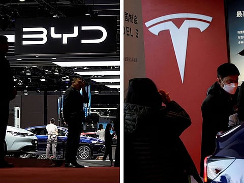 Analysts expect some of those gaps to close considerably next year — they’re projecting Tesla will generate $114 billion in sales to BYD’s $112 billion.