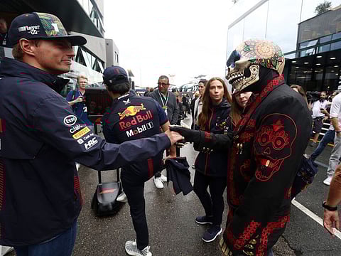 Red Bull's Max Verstappen meets fans ahead of the Dutch Grand Prix at Circuit Zandvoort, Netherlands on Thursday.