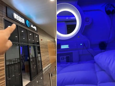 These capsules provide a distinct service to those travellers looking for a private space to rest and recharge before their journey, allowing them to relax and get ready for their onward flight.