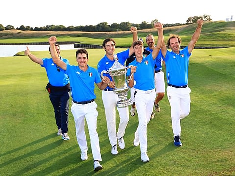 Italy Mens Team - Winners of the 2022 Eisenhower Trophy in the World Amateur Team Championship