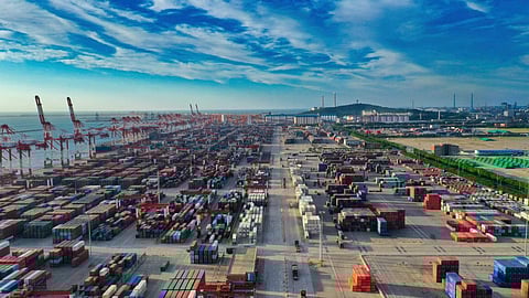 High commodity prices, tighter monetary conditions, and anemic import demand have weighed on global trade volumes, the report said.