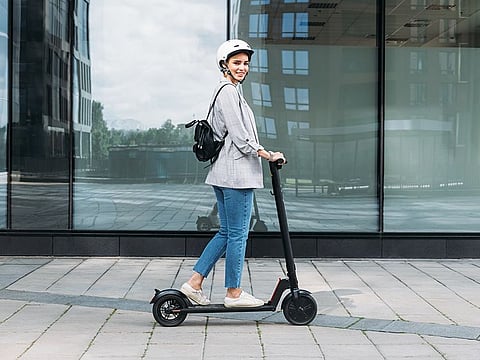 Electric scooters are a great way to cover short distances, like commuting from a Metro station to a bus stop.