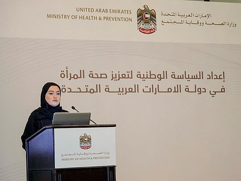 Dr Lubna Al Shaali, Director of Public Health Policy Department.