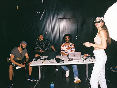 Musicians Keyz and Tac, DOP Nitesh Marwa, Pirlanta Toubba