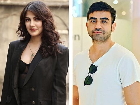 Rhea Chakraborty and Nikhil kamath