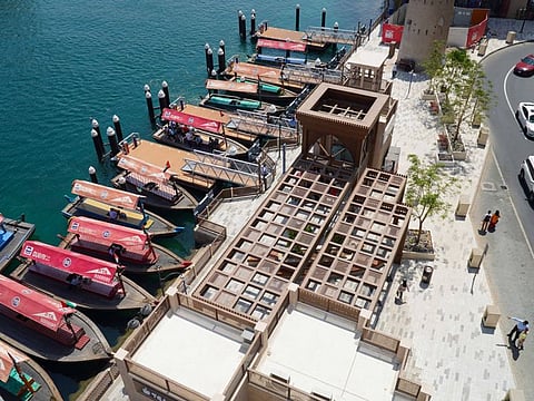 Roads and Transport Authority (RTA) completes revamping of four traditional abra stations on Dubai Creek.