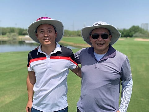 Clement Suhendra & Baldi Wardaja at The Track, Meydan Golf Course