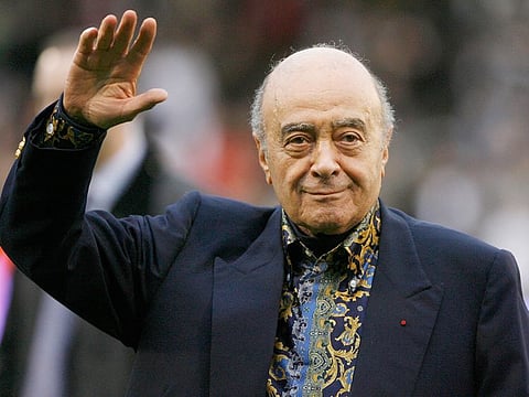 Self-made Egyptian billionaire and former Harrods owner Mohamed Al Fayed.