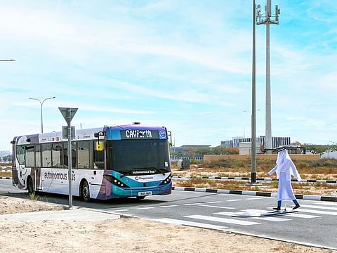 Some of the tests for driverless buses were held at Dubai Silicon Oasis