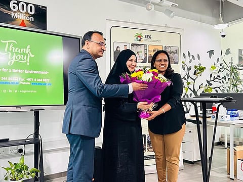 Left to Right: Pratap Mendonca, Habiba Al Mar’ashi, and Geetha Nayak