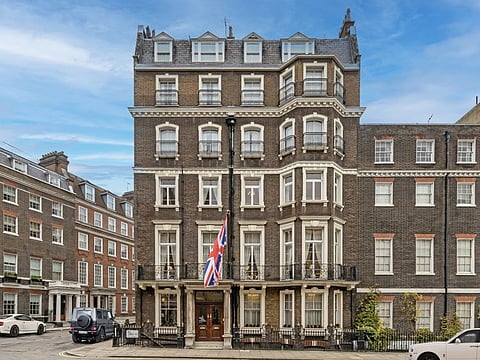 38 Hill Street in London's Mayfair district.