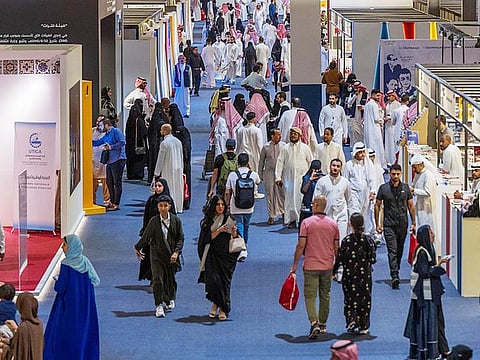 Book enthusiasts attend last year’s edition of the Riyadh International Book Fair.