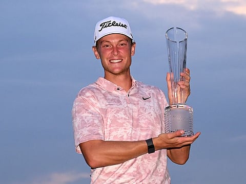 Vincent Norrman with the Horizon Irish Open Trophy