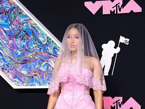 Nicki Minaj attends the 2023 MTV Video Music Awards at the Prudential Center in Newark, New Jersey, U.S., September 12, 2023.