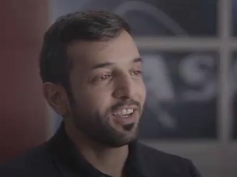 Still from the 9-minute clip in which Al Neyadi looks back at his historic endeavour in space