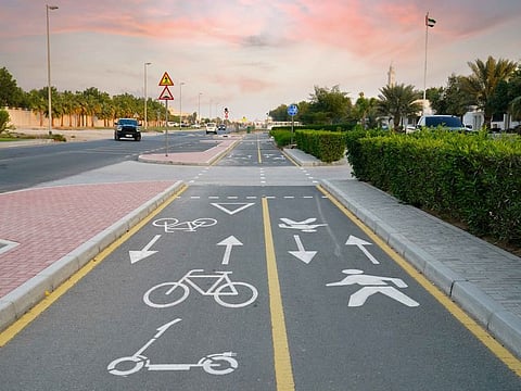 RTA has set a speed limit of 30 km/h at cycling tracks dedicated to amateurs and those tracks shared with vehicles to make roads safer.